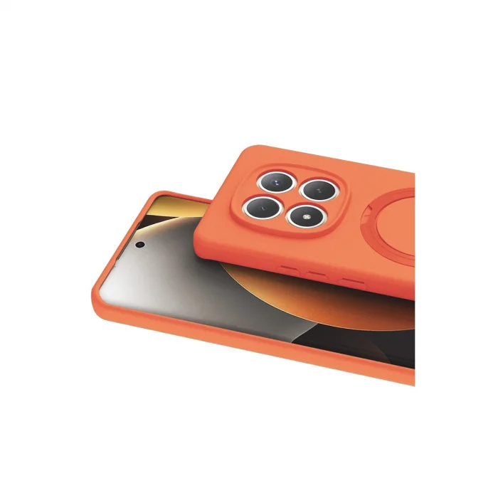 BUĞZ Xiaomi Redmi Note 15 4g Regal Magsafe Standlı Kapak - Turuncu