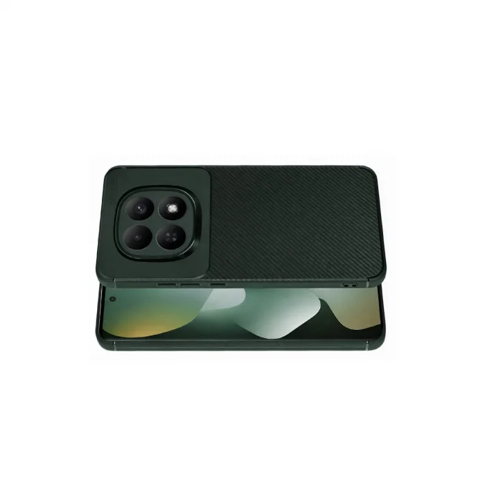 BUĞZ Xiaomi Redmi Note 15 Pro 4g Auto Focus Karbon Kapak - Koyu Yeşil