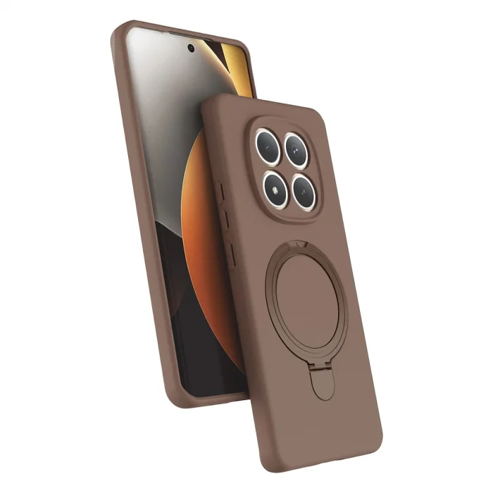 BUĞZ Xiaomi Redmi Note 15 Pro 4g Regal Magsafe Standlı Kapak - Çöl Titanyum