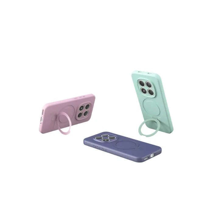 BUĞZ Xiaomi Redmi Note 15 Pro 4g Regal Magsafe Standlı Kapak - Derin Mor