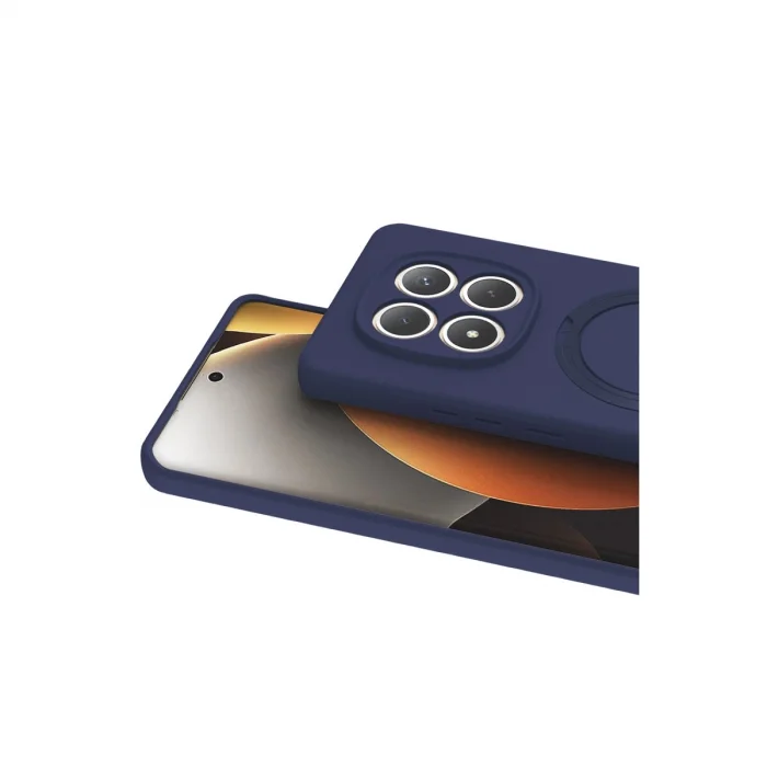 BUĞZ Xiaomi Redmi Note 15 Pro 4g Regal Magsafe Standlı Kapak - Lacivert