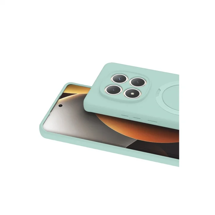 BUĞZ Xiaomi Redmi Note 15 Pro 4g Regal Magsafe Standlı Kapak - Su Yeşili