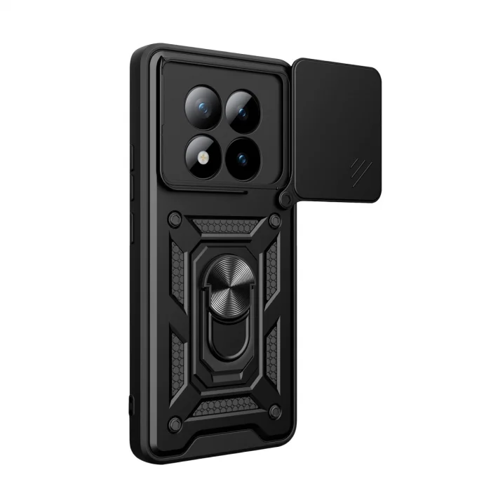 BUĞZ Xiaomi Redmi Note 15 Pro 5g Pars Lens Yüzüklü Silikon - Siyah