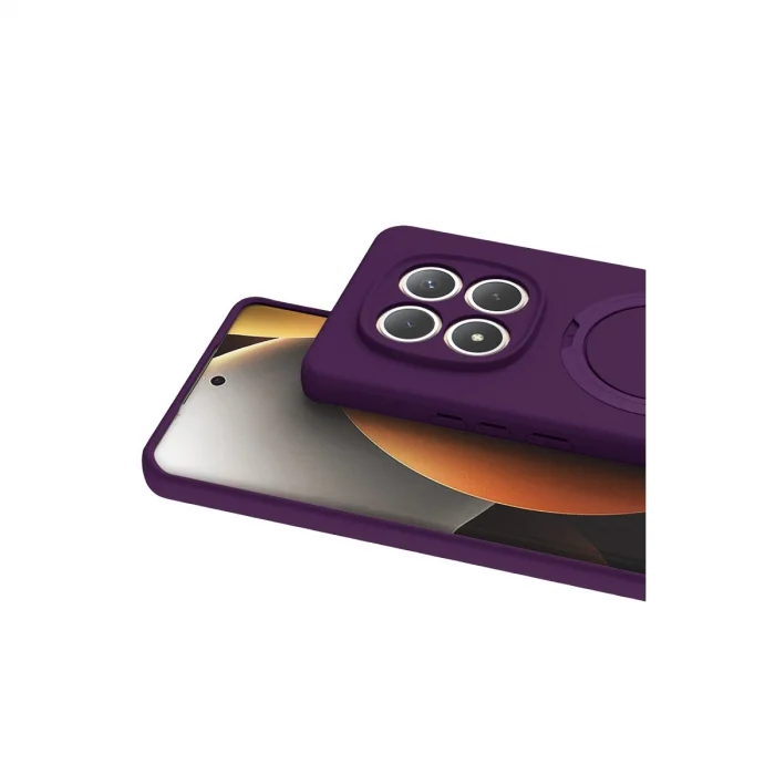 BUĞZ Xiaomi Redmi Note 15 Pro 5g Regal Magsafe Standlı Kapak - Derin Mor