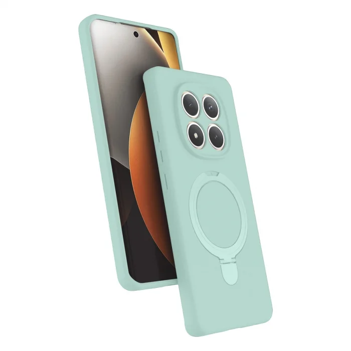 BUĞZ Xiaomi Redmi Note 15 Pro 5g Regal Magsafe Standlı Kapak - Su Yeşili