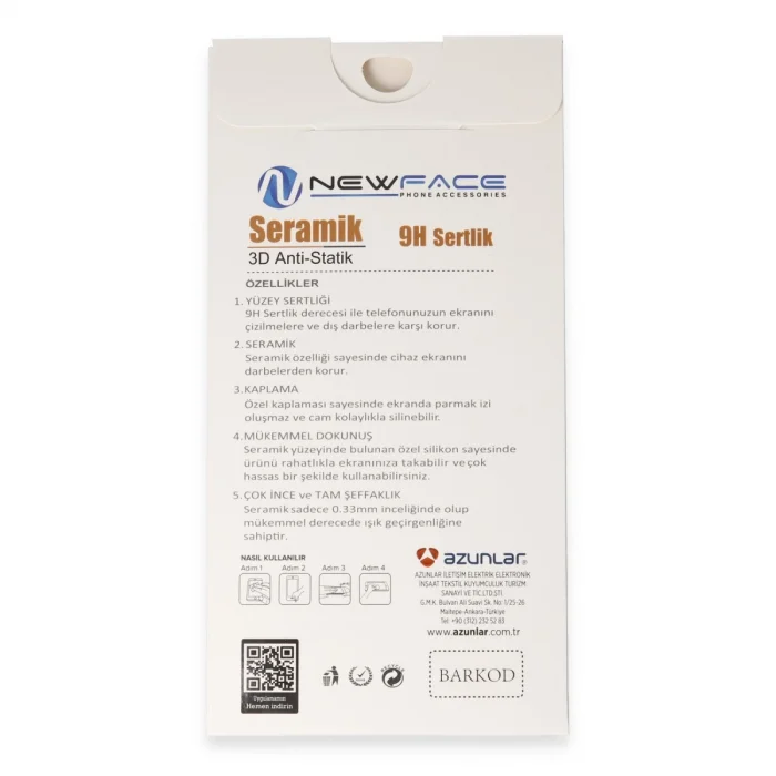 BUĞZ Xiaomi Redmi Note 8 3d Antistatik Mat Seramik Nano Ekran Koruyucu