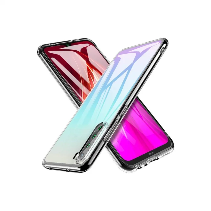 BUĞZ Xiaomi Redmi Note 8 Kılıf Lüx Şeffaf Silikon