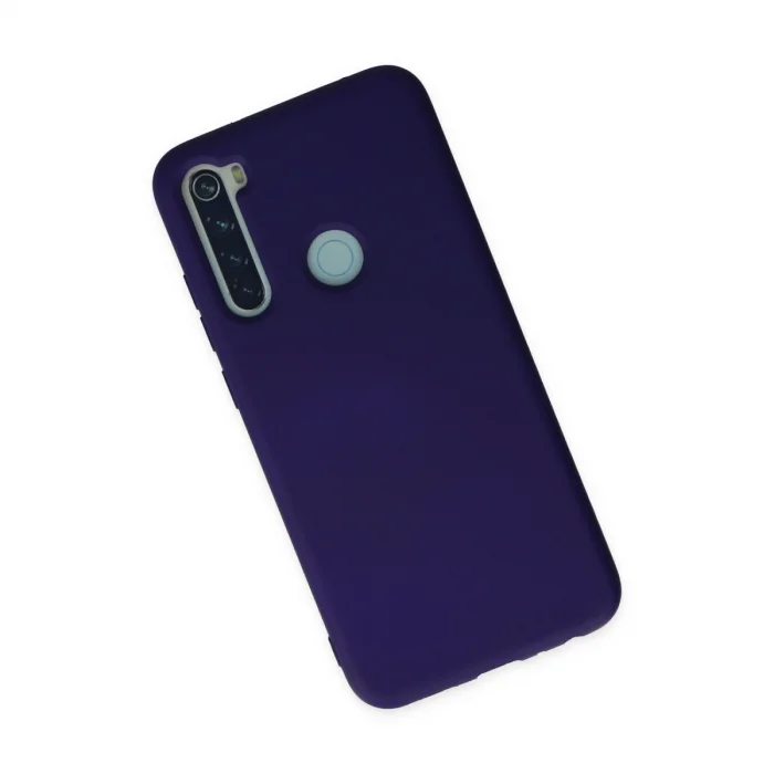 BUĞZ Xiaomi Redmi Note 8 Kılıf Nano İçi Kadife Silikon - Mor