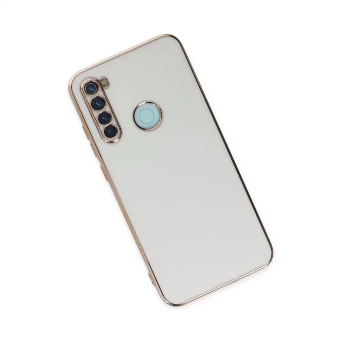 BUĞZ Xiaomi Redmi Note 8 Kılıf Volet Silikon - Beyaz