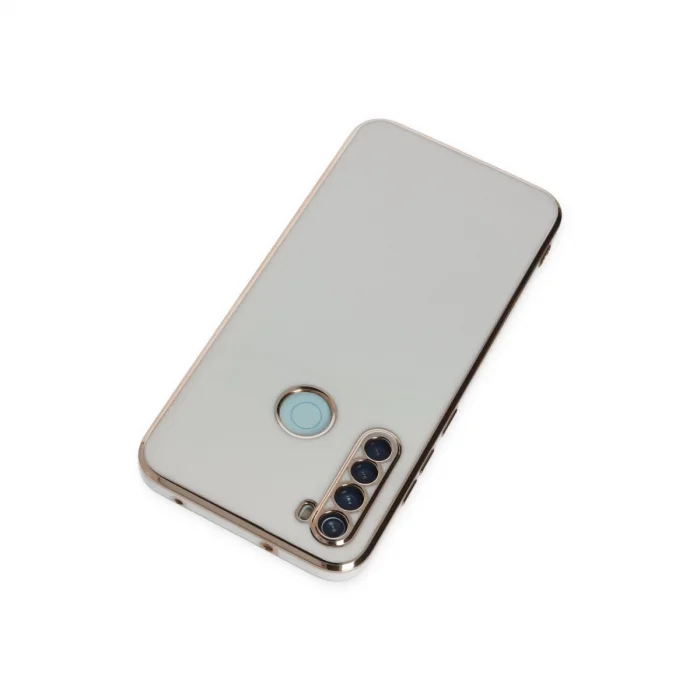 BUĞZ Xiaomi Redmi Note 8 Kılıf Volet Silikon - Beyaz