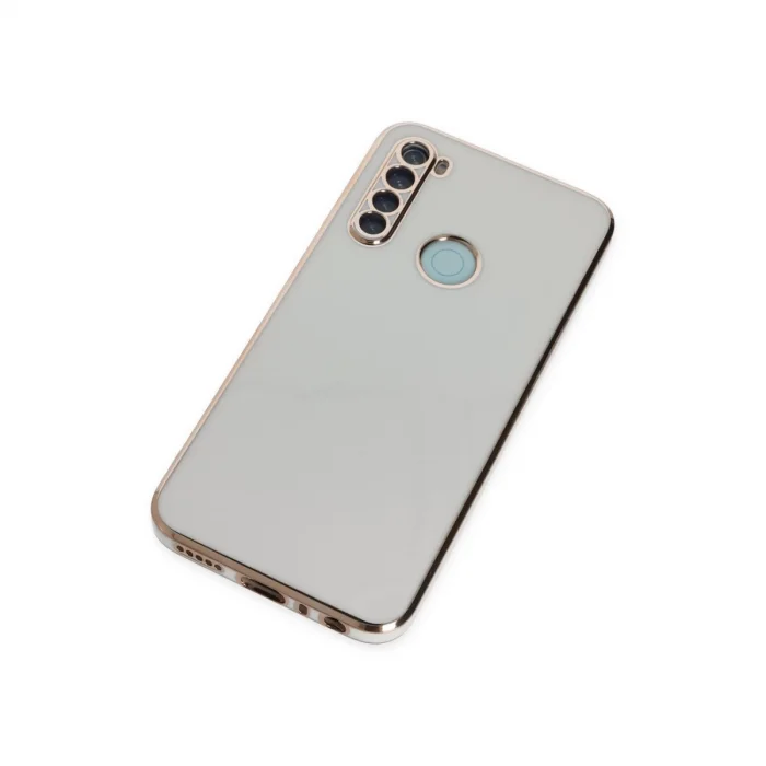 BUĞZ Xiaomi Redmi Note 8 Kılıf Volet Silikon - Beyaz