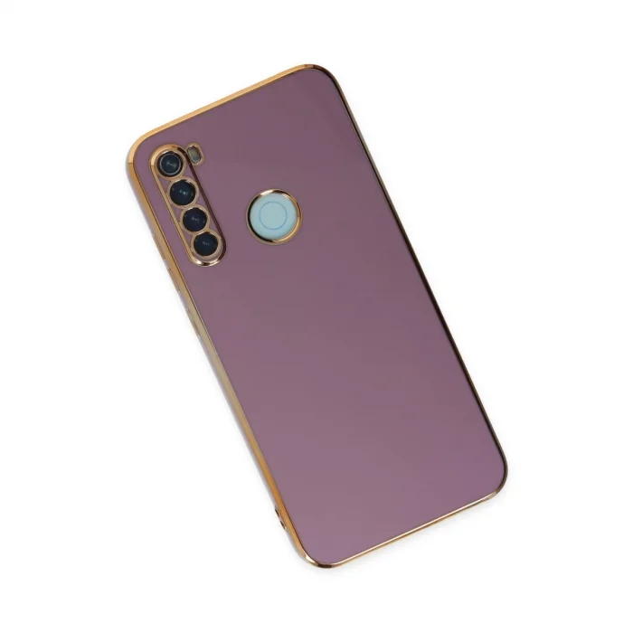 BUĞZ Xiaomi Redmi Note 8 Kılıf Volet Silikon - Mor