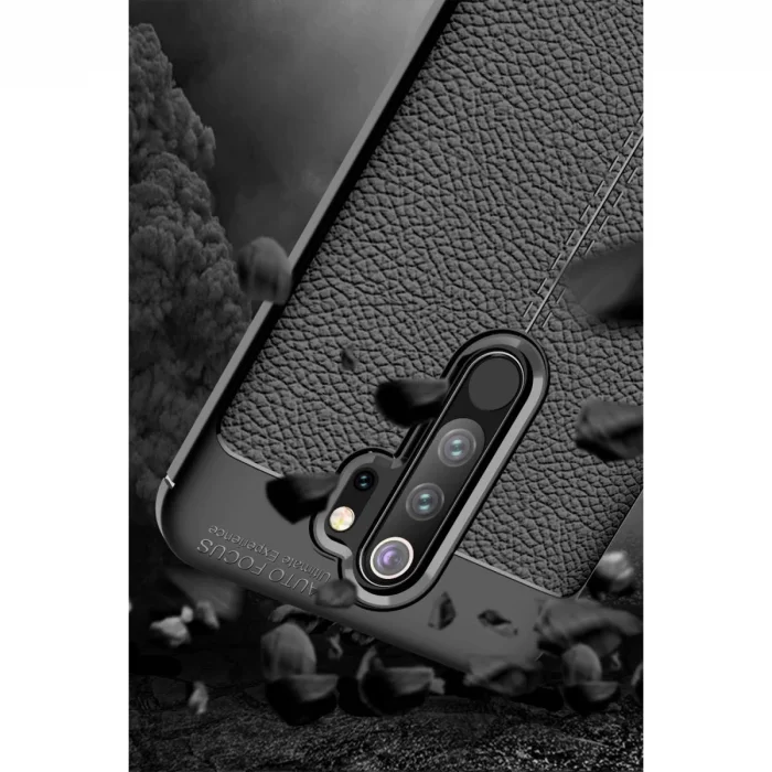 BUĞZ Xiaomi Redmi Note 8 Pro Kılıf Auto Focus Kapak - Kırmızı