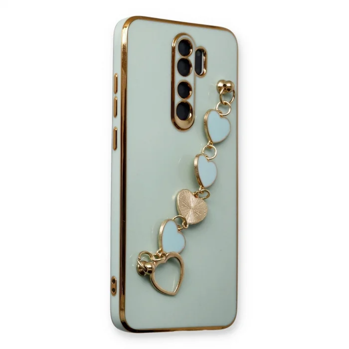 BUĞZ Xiaomi Redmi Note 8 Pro Kılıf Esila Silikon - Su Yeşili