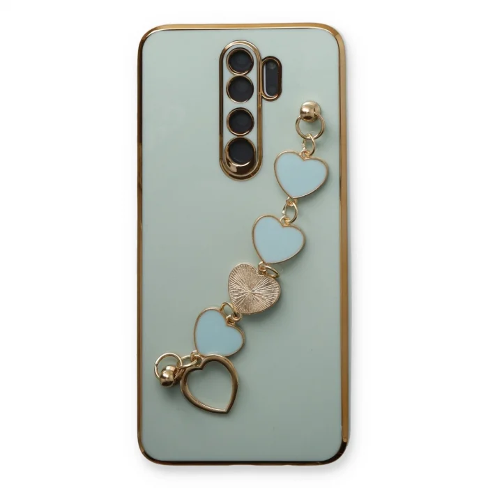 BUĞZ Xiaomi Redmi Note 8 Pro Kılıf Esila Silikon - Su Yeşili