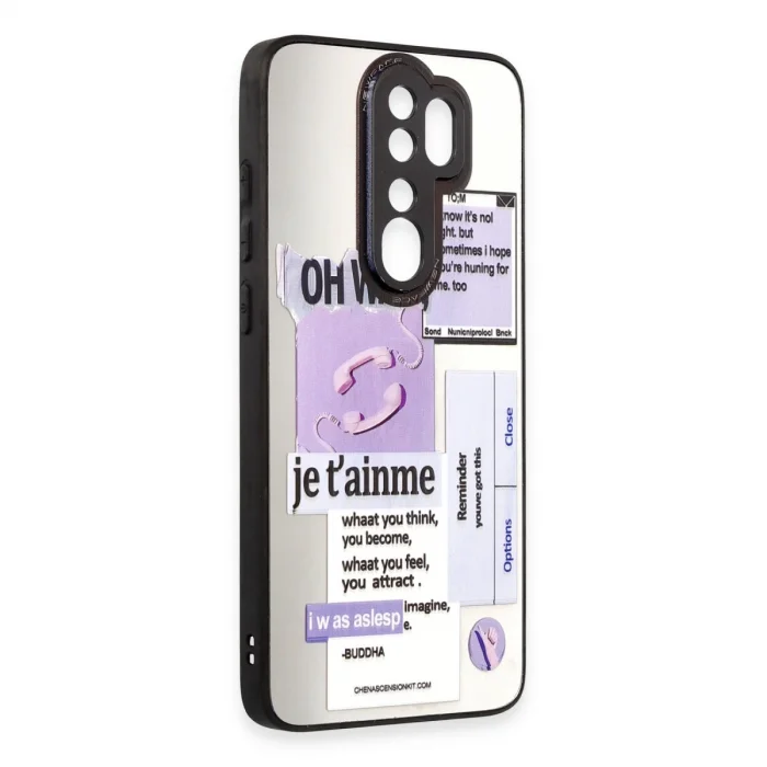 BUĞZ Xiaomi Redmi Note 8 Pro Kılıf Mirror Desenli Kapak - Mirror - 4