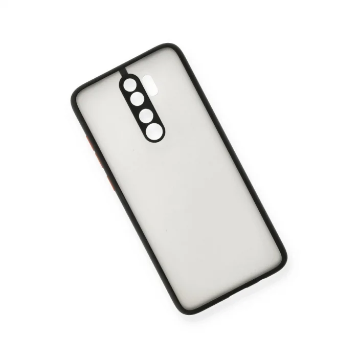BUĞZ Xiaomi Redmi Note 8 Pro Kılıf Montreal Silikon Kapak - Siyah