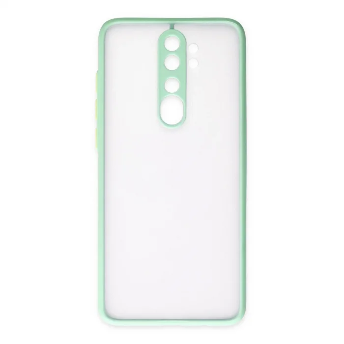BUĞZ Xiaomi Redmi Note 8 Pro Kılıf Montreal Silikon Kapak - Turkuaz