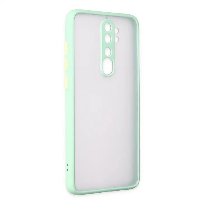 BUĞZ Xiaomi Redmi Note 8 Pro Kılıf Montreal Silikon Kapak - Turkuaz