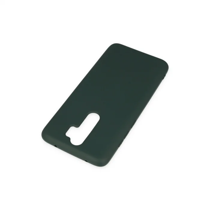 BUĞZ Xiaomi Redmi Note 8 Pro Kılıf Nano İçi Kadife Silikon - Koyu Yeşil