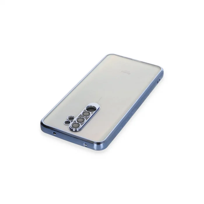 BUĞZ Xiaomi Redmi Note 8 Pro Kılıf Razer Lensli Silikon - Açık Mavi