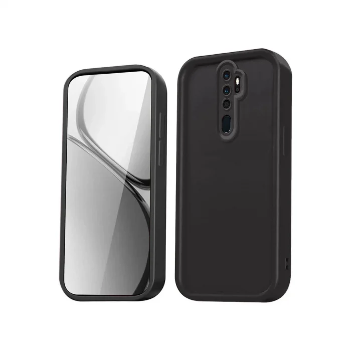 BUĞZ Xiaomi Redmi Note 8 Pro Kılıf Viera Silikon - Siyah