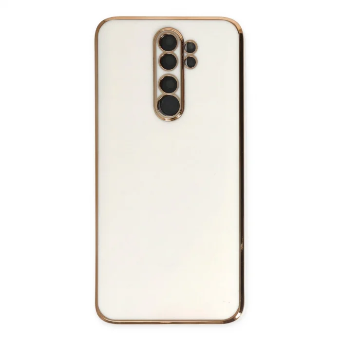 BUĞZ Xiaomi Redmi Note 8 Pro Kılıf Volet Silikon - Beyaz