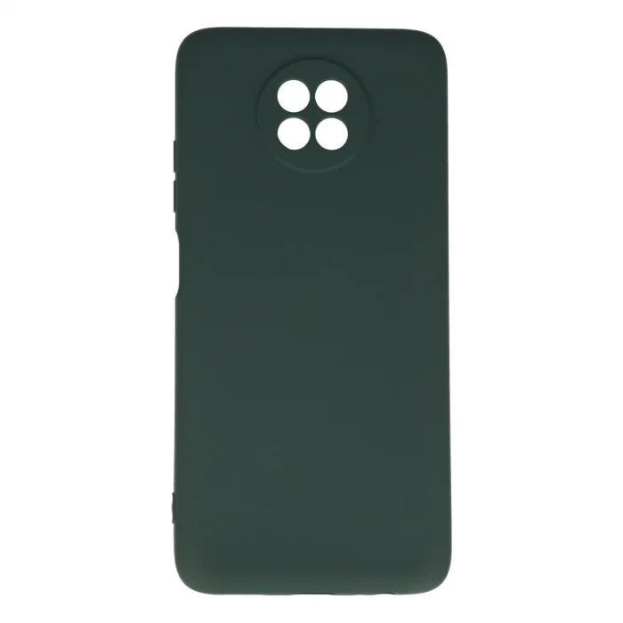 BUĞZ Xiaomi Redmi Note 9 5g Kılıf Nano İçi Kadife Silikon - Koyu Yeşil