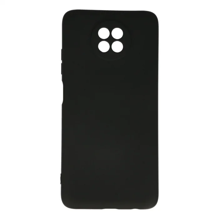 BUĞZ Xiaomi Redmi Note 9 5g Kılıf Nano İçi Kadife Silikon - Siyah