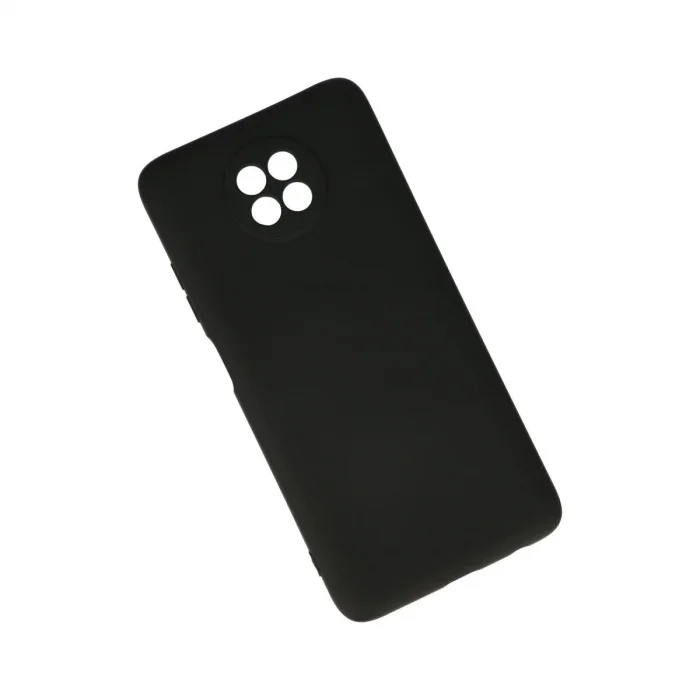 BUĞZ Xiaomi Redmi Note 9 5g Kılıf Nano İçi Kadife Silikon - Siyah