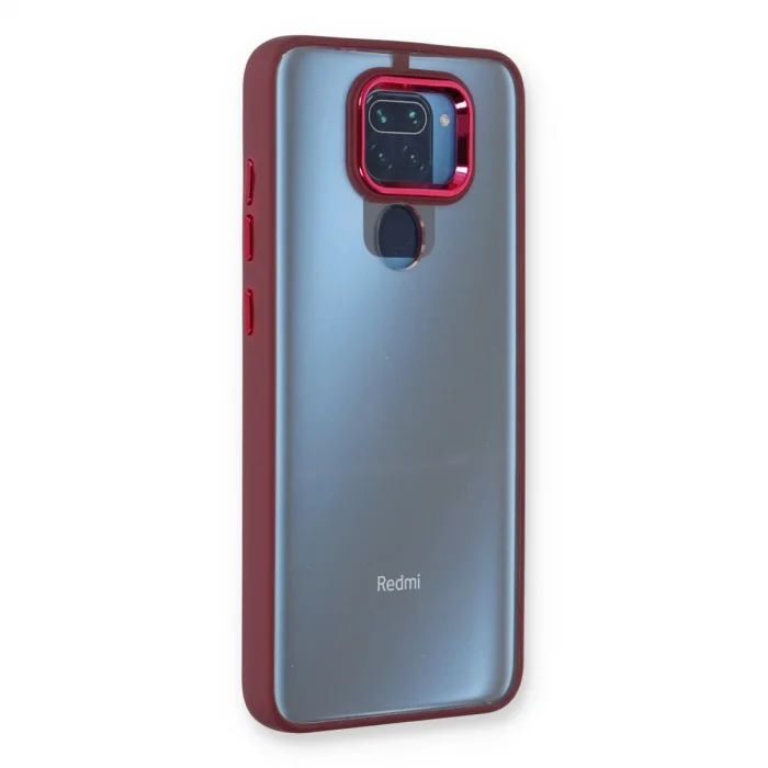 BUĞZ Xiaomi Redmi Note 9 Kılıf Dora Kapak - Kırmızı