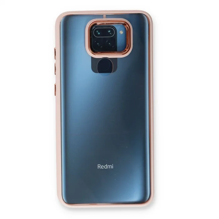 BUĞZ Xiaomi Redmi Note 9 Kılıf Dora Kapak - Pudra