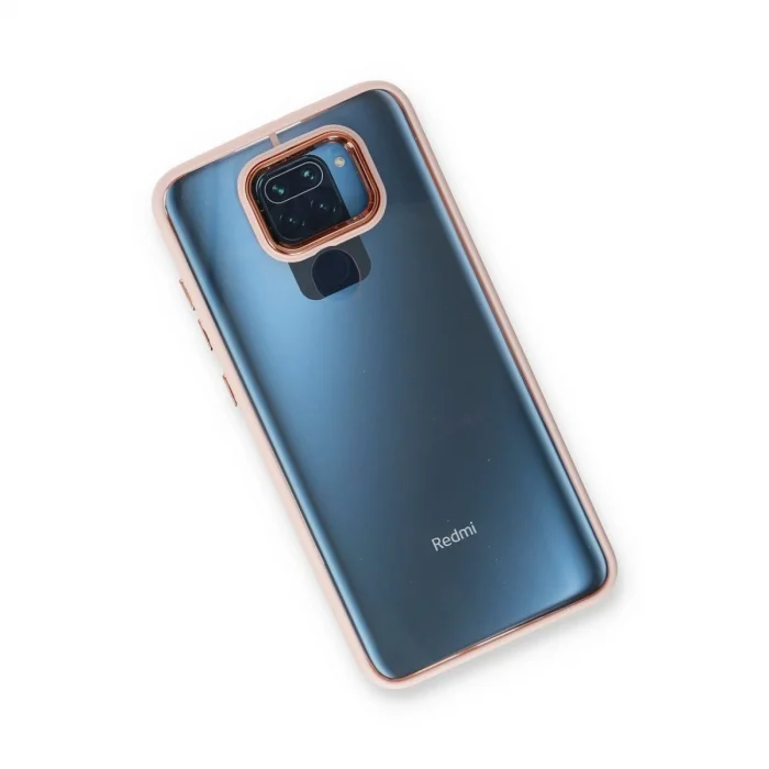 BUĞZ Xiaomi Redmi Note 9 Kılıf Dora Kapak - Pudra