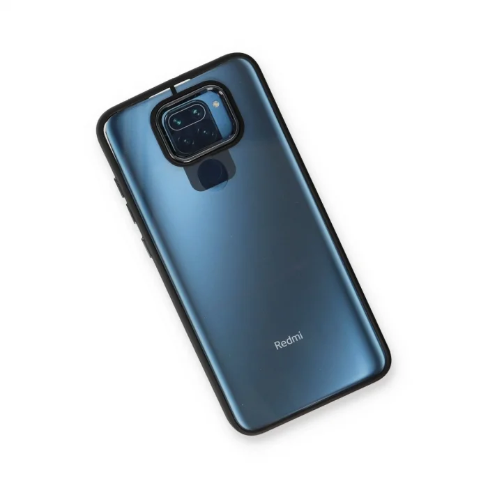 BUĞZ Xiaomi Redmi Note 9 Kılıf Dora Kapak - Siyah