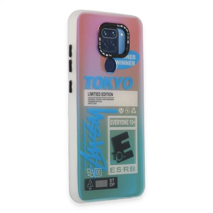 BUĞZ Xiaomi Redmi Note 9 Kılıf Estoril Desenli Kapak - Estoril - 1