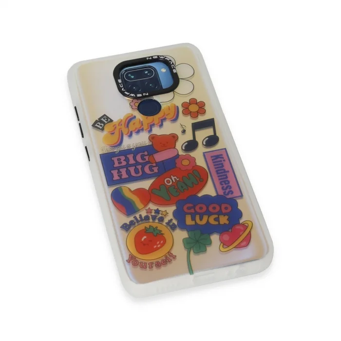 BUĞZ Xiaomi Redmi Note 9 Kılıf Estoril Desenli Kapak - Estoril - 15