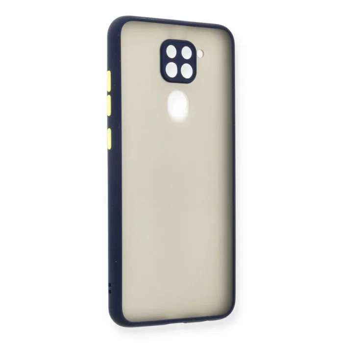 BUĞZ Xiaomi Redmi Note 9 Kılıf Montreal Silikon Kapak - Lacivert