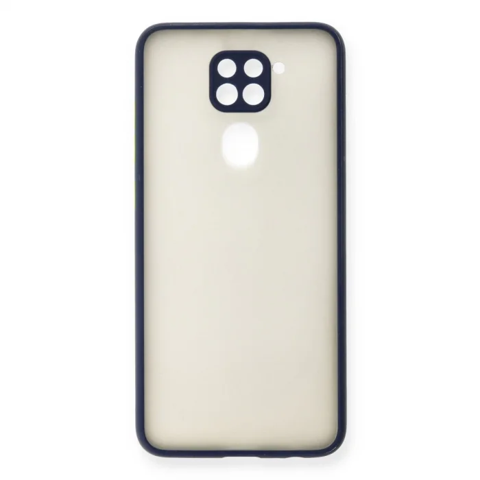 BUĞZ Xiaomi Redmi Note 9 Kılıf Montreal Silikon Kapak - Lacivert
