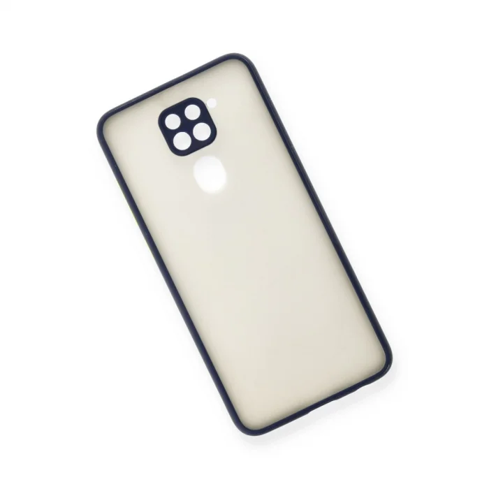 BUĞZ Xiaomi Redmi Note 9 Kılıf Montreal Silikon Kapak - Lacivert