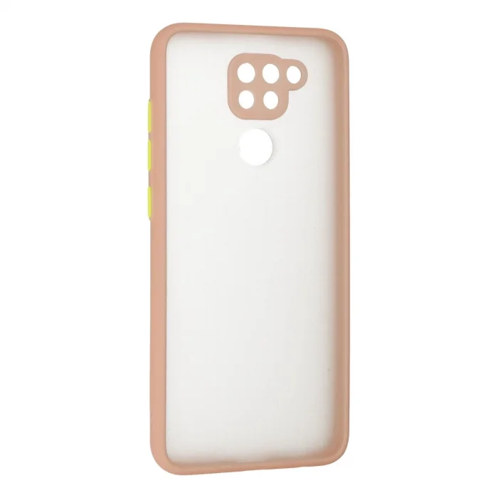 BUĞZ Xiaomi Redmi Note 9 Kılıf Montreal Silikon Kapak - Pembe