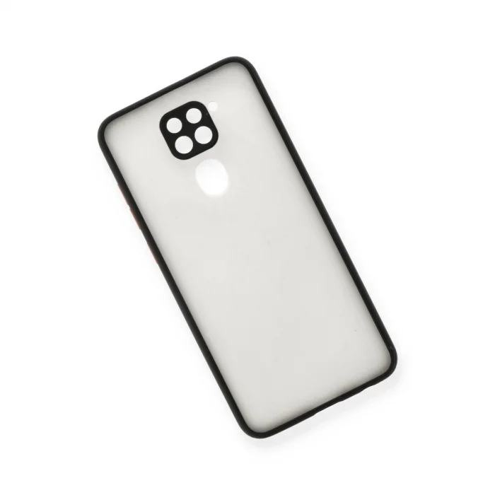 BUĞZ Xiaomi Redmi Note 9 Kılıf Montreal Silikon Kapak - Siyah