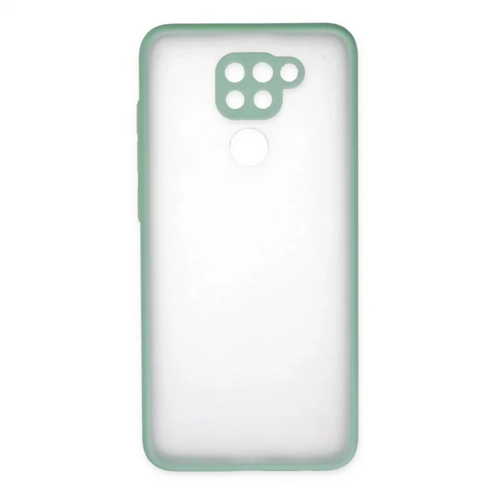 BUĞZ Xiaomi Redmi Note 9 Kılıf Montreal Silikon Kapak - Turkuaz