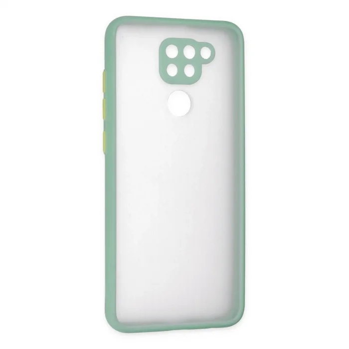 BUĞZ Xiaomi Redmi Note 9 Kılıf Montreal Silikon Kapak - Turkuaz