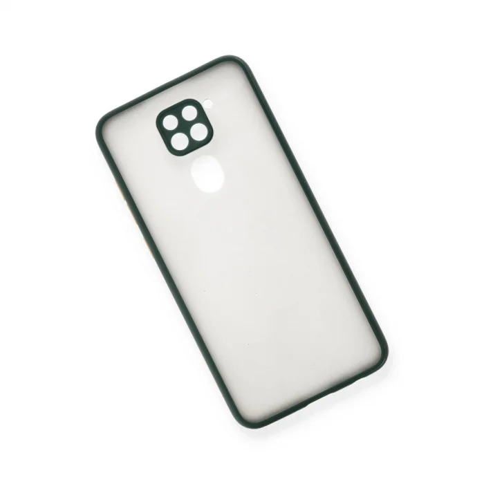 BUĞZ Xiaomi Redmi Note 9 Kılıf Montreal Silikon Kapak - Yeşil