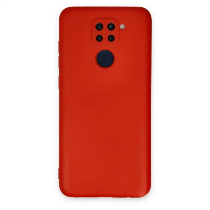 BUĞZ Xiaomi Redmi Note 9 Kılıf Nano İçi Kadife Silikon - Kırmızı