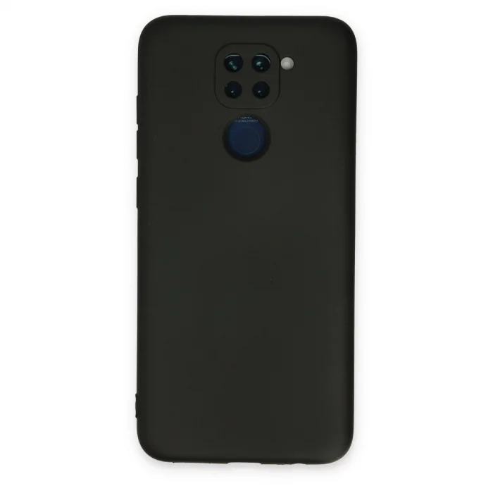BUĞZ Xiaomi Redmi Note 9 Kılıf Nano İçi Kadife Silikon - Siyah