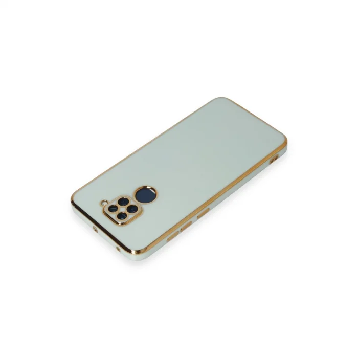 BUĞZ Xiaomi Redmi Note 9 Kılıf Volet Silikon - Açık Yeşil