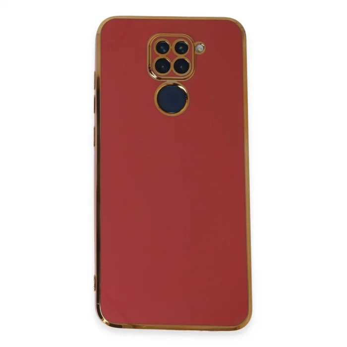 BUĞZ Xiaomi Redmi Note 9 Kılıf Volet Silikon - Kırmızı