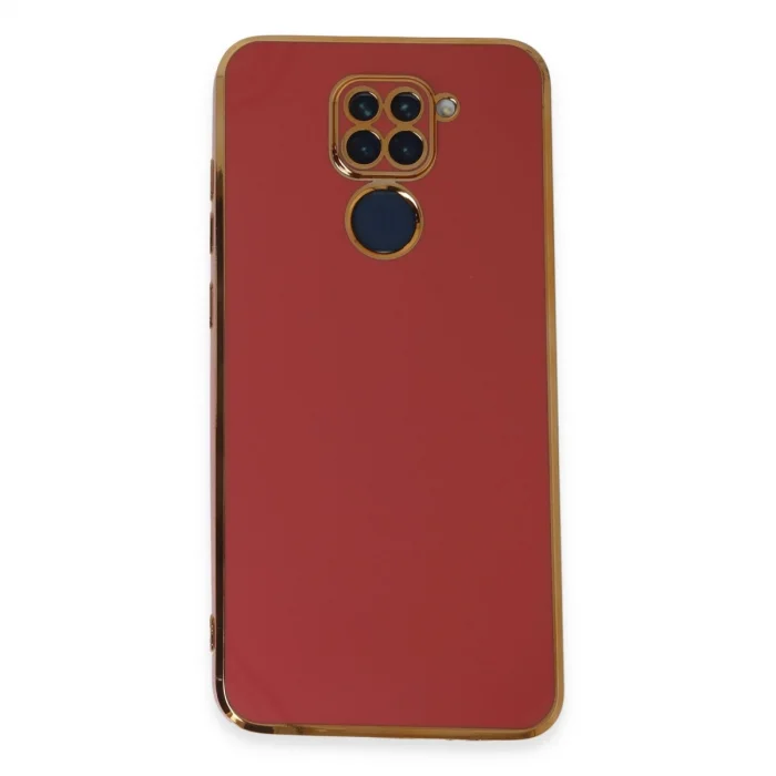 BUĞZ Xiaomi Redmi Note 9 Kılıf Volet Silikon - Kırmızı