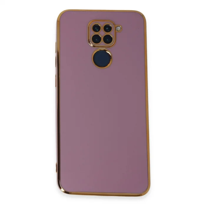 BUĞZ Xiaomi Redmi Note 9 Kılıf Volet Silikon - Mor